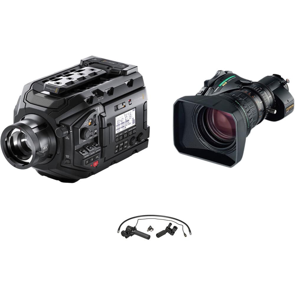 Blackmagic Design URSA Broadcast with Fujinon 8.5-170mm Lens, 2x Extender & Zoom/Focus Control - Coremicro – image 1