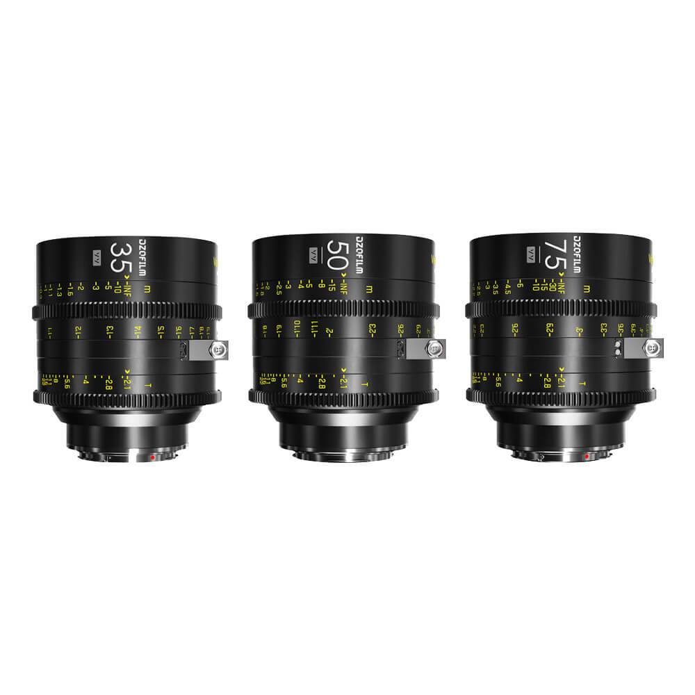 DZOFilm VESPID Cyber Full Frame T2.1 Prime 3-Lens Kit (PL/EF Mount) - Coremicro – image 2