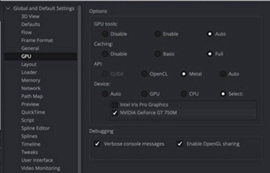 Blackmagic Design Fusion 19 Studio visual effect software with USB dongle, shown on a computer screen with interface details. – image 8