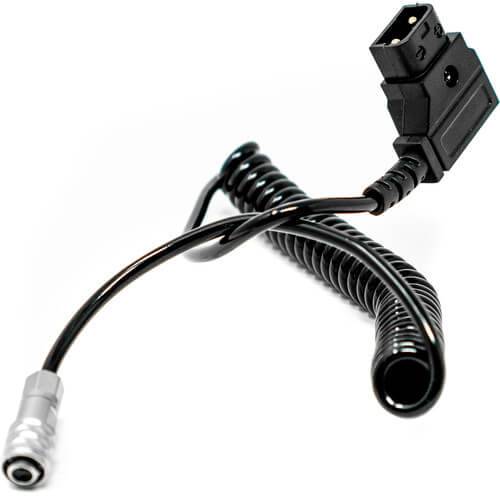 Kondor Blue Coiled D-Tap to 2-Pin LEMO-Type Power Cable for BMPCC 6K/4K (Black) - Coremicro – image 1