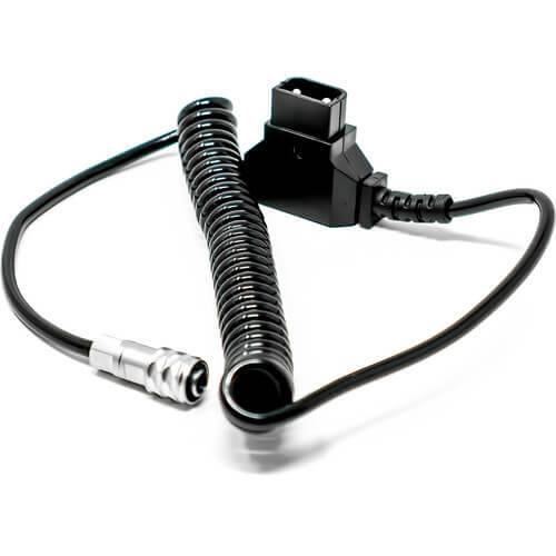 Kondor Blue Coiled D-Tap to 2-Pin LEMO-Type Power Cable for BMPCC 6K/4K (Black) - Coremicro – image 2