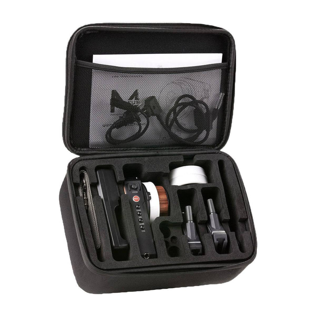 Tilta Nucleus-M Wireless Lens Control System Partial Kit IV with control unit and cables, used for professional camera lens operation. – image 3