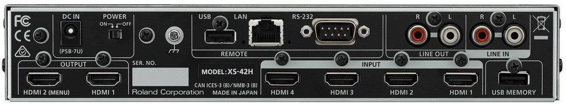 Roland XS-42H Matrix Switcher 4 x 2 HDMI - Coremicro – image 5