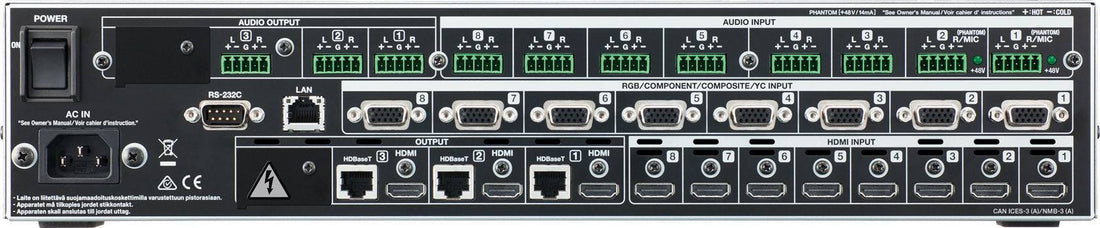 Roland XS-83H 8x3 Multi-Format AV Matrix Switcher - Coremicro – image 3