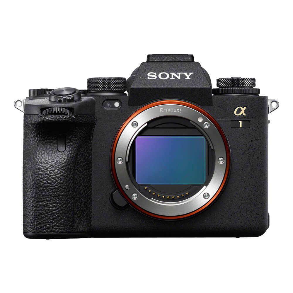 Sony Alpha A1 mirrorless camera with interchangeable lens, featuring a sleek black body and detailed controls. – image 1