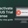 How to Deactivate and Delete an EDIUS Trial License