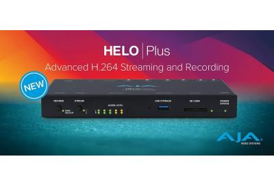 AJA announced HELO Plus