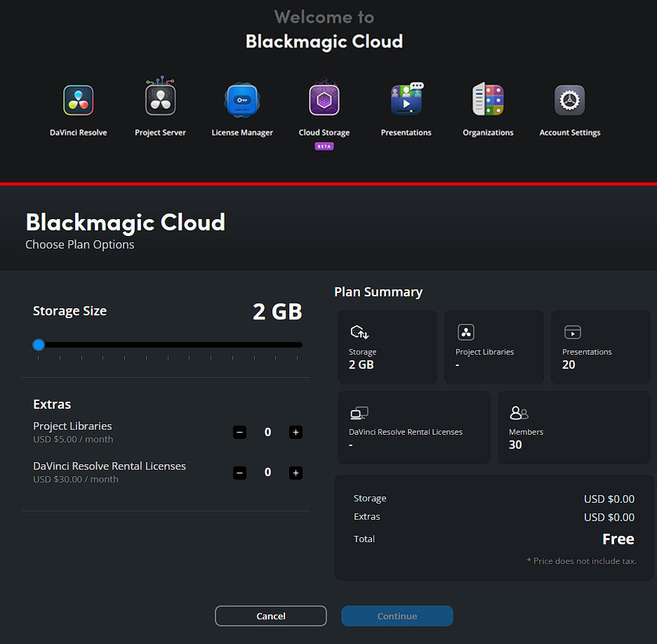 Rent DaVinci Resolve Studio Licenses