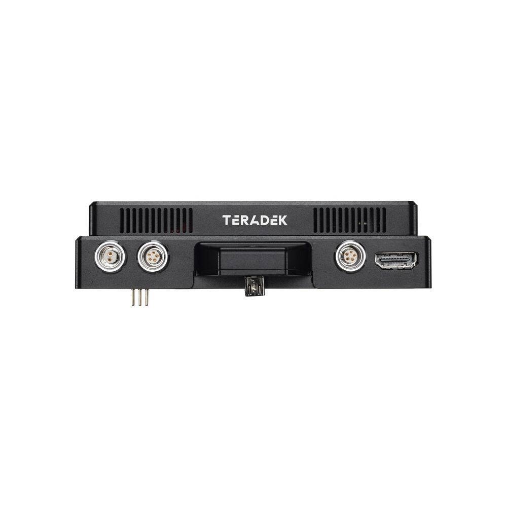 Teradek Bolt 4K RX monitor module for Cine 7 and 702, V-mount production equipment, with HDMI and SDI ports visible. – image 5