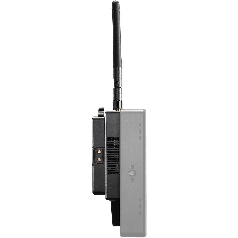 Teradek Bolt 4K RX monitor module for Cine 7 and 702, V-mount production equipment with display screen and connectivity ports – image 3