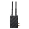 Teradek Bolt 4K LT 750 wireless kit with 3G-SDI and HDMI connections, gold mount for professional production equipment.
