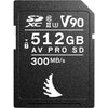 Angelbird 512GB AV Pro MK2 UHS-II SDXC memory card for high-speed storage and data transfer.
