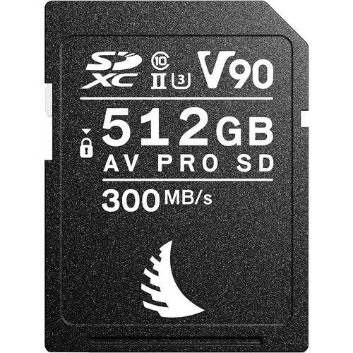 Angelbird 512GB AV Pro MK2 UHS-II SDXC memory card for high-speed storage and data transfer. – image 1