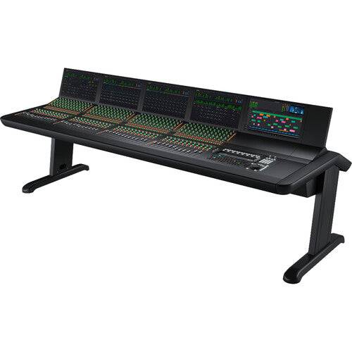 Blackmagic Design Fairlight Console Chassis with 5 Bay for audio accessories, showing the sleek black metal frame and connector ports. – image 1