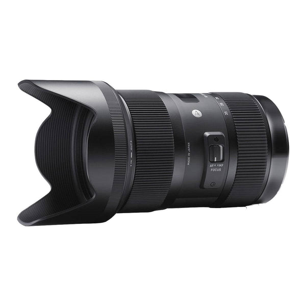 Sigma 18-35mm f/1.8 DC HSM Art lens for Canon EF, side view showing zoom and focus rings – image 3