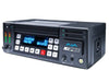 AJA Ki Pro portable ProRes video recorder with 500GB storage, compact design, and multiple input ports for professional video capture.