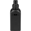 Azden 35XT single channel plug-in wireless video transmitter with battery, used for professional video audio transmission.