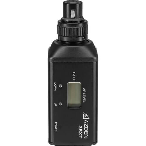 Azden 35XT single channel wireless video transmitter with compact design and antenna for professional audio transmission – image 1