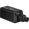 Azden 35XT single channel wireless video transmitter with microphone for professional audio and video recording.