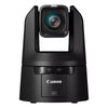 Canon CR-N500 professional 4K NDI PTZ camera in black with 15x optical zoom, front view showing lens and camera body.