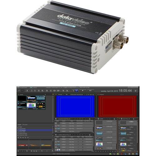 Datavideo CG-500TC Kit includes with TC-200 Title Creator - Coremicro – image 1