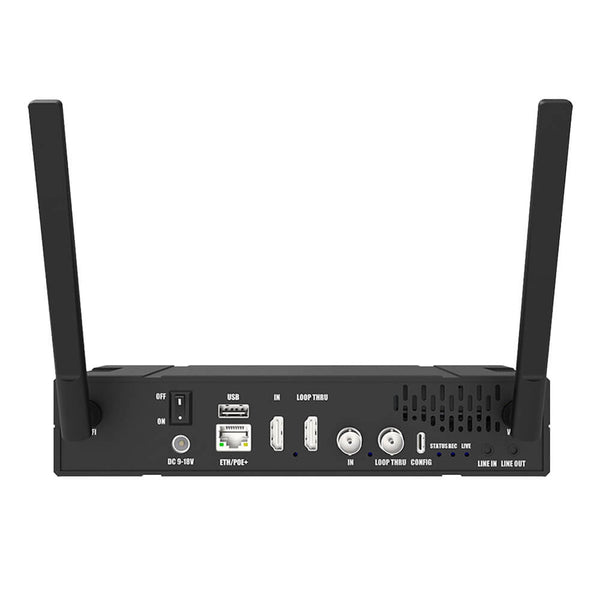 Magewell Ultra Encode AIO production equipment showing rear panel with ports and connections. – image 3