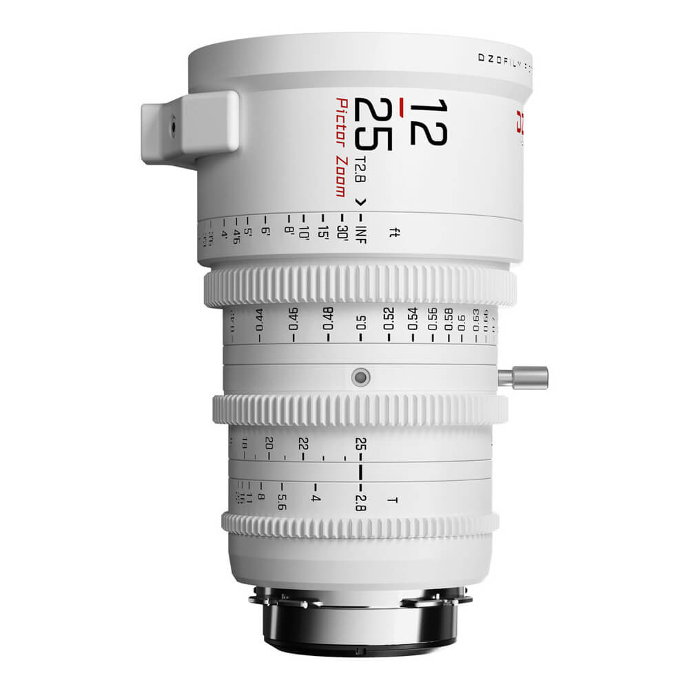DZOFilm Super 35 Pictor 12-25mm T2.8 Cine Zoom Lens for PL/EF Mount (White) - Coremicro – image 1