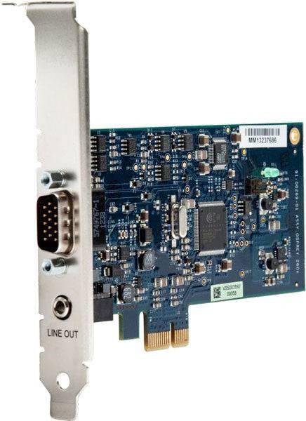 Osprey 260e PCIe analog video capture card with audio, shown from front, for high-quality video and audio capture in computers. – image 2