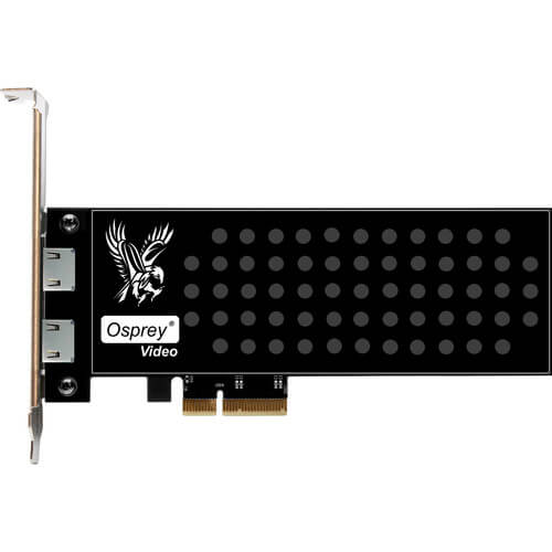 Osprey Raptor Series 924 PCIe Capture device with dual HDMI 1.4 channels, used for high-quality video capture on a computer PCIe slot. – image 2