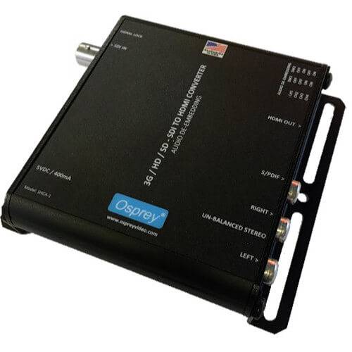 Osprey SHCA-1 3G-SDI to HDMI Converter with Audio De-Embedding - Coremicro – image 1