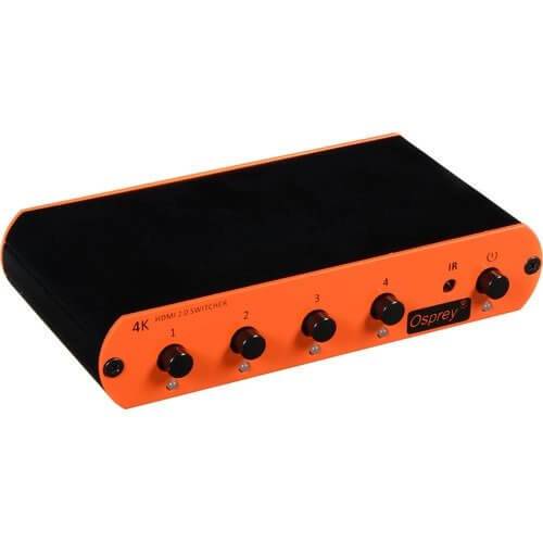 Osprey SH-41R 4x1 HDMI Switcher with Remote, HDCP Pass Through - Coremicro – image 1