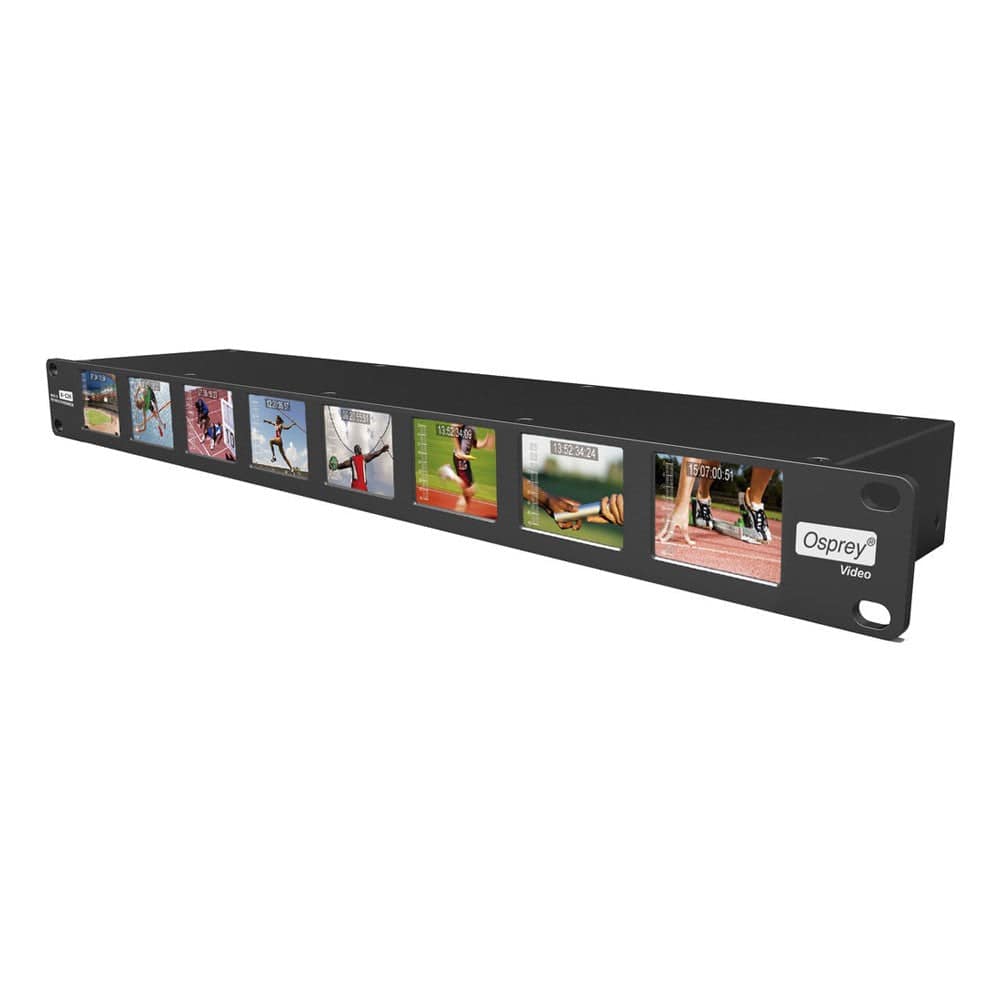 Osprey MVS-8 8-Channel 3G-SDI Multiviewer TFT LCD Monitor (1 RU) - Coremicro – image 1