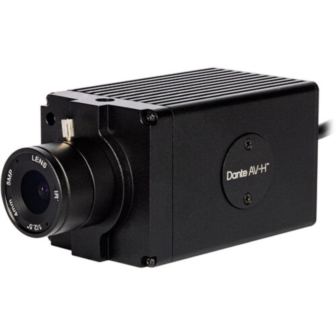 AIDA Imaging HD-AVH-100A Full HD Dante AV-H POV camera front view, versatile multi-purpose professional video camera. – image 1