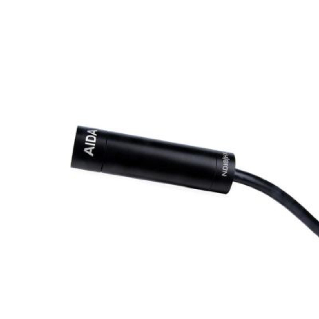 AIDA Imaging Full HD NDI HX IP weatherproof cylinder POV camera with side view, designed for multi-purpose surveillance and streaming. – image 1