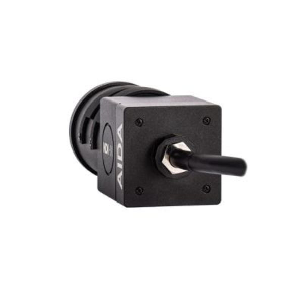 Rear view of AIDA Imaging HD-NDI-TF full HD weatherproof POV camera with 5-50mm varifocal lens for multi-purpose use. – image 3