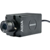 AIDA Imaging FHD 120fps NDI|HX3 POV camera showing front view with lens and branding for multi-purpose video applications.
