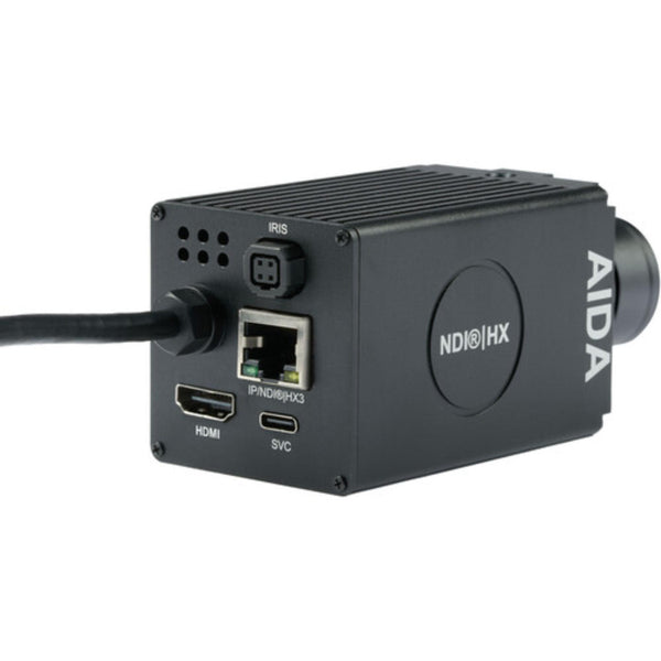 Rear view of AIDA Imaging FHD 120fps NDI|HX3 POV camera, a multi-purpose camera with sleek design and professional features. – image 3