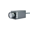 AIDA Imaging FHD POV camera with weatherproof IP67 rating, front view showing compact multi-purpose design and NDI|HX3 connectivity