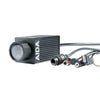 AIDA Imaging FHD 120fps NDI|HX3 weatherproof POV camera with cables, designed for multi-purpose outdoor and indoor use.