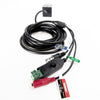 AIDA Imaging weatherproof 3G-SDI 1080p POV camera with 3x optical zoom, showing the cable connection and rugged design.