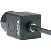 Rear view of AIDA Imaging HD3G-IPC-IP67 full HD 3G-SDI POV camera with IP control, showcasing durable waterproof design.