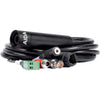 AIDA Imaging HD3G-IPC-MINI full HD 3G-SDI POV camera with IP control and cable view showing compact multi-purpose camera setup