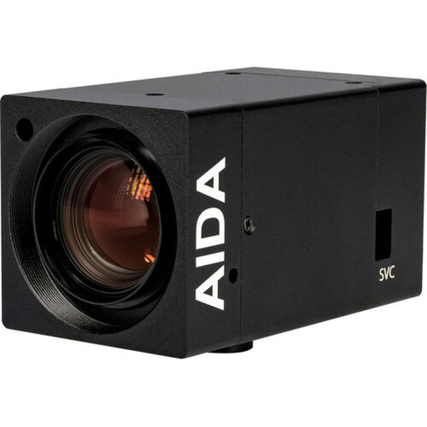 AIDA Imaging HD3G-IPC-MX10 full HD 3G-SDI HDMI POV camera with 10x zoom, front view showing lens and compact design. – image 1