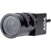 AIDA Imaging HD3G-IPC-TF Full HD 3G-SDI POV camera with IP control, showing front view with lens and compact design.