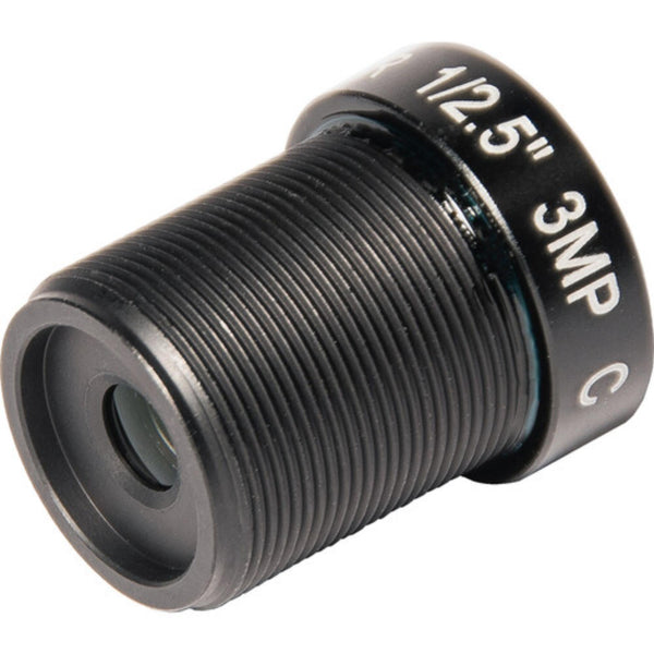 Rear view of AIDA Imaging 6mm f/2.4 3MP M12 lens for AIDA HD-NDI-MINI security camera accessory – image 2