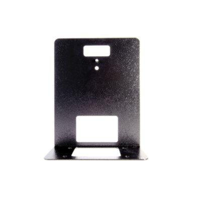 AIDA Imaging black wall mount bracket for PTZ4K12G PTZ camera, front view showing secure mounting design.