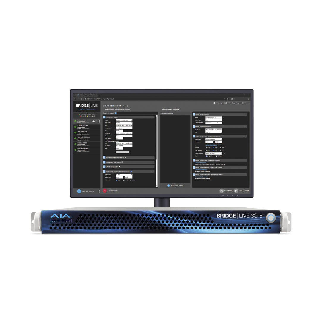 AJA BLVE-3G8-RO with Computer  – image 4