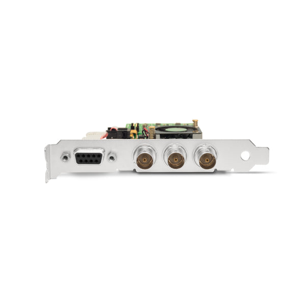 AJA KONA 1-T 3G-SDI 2K capture and playback card front view showing input/output ports and branding. – image 4