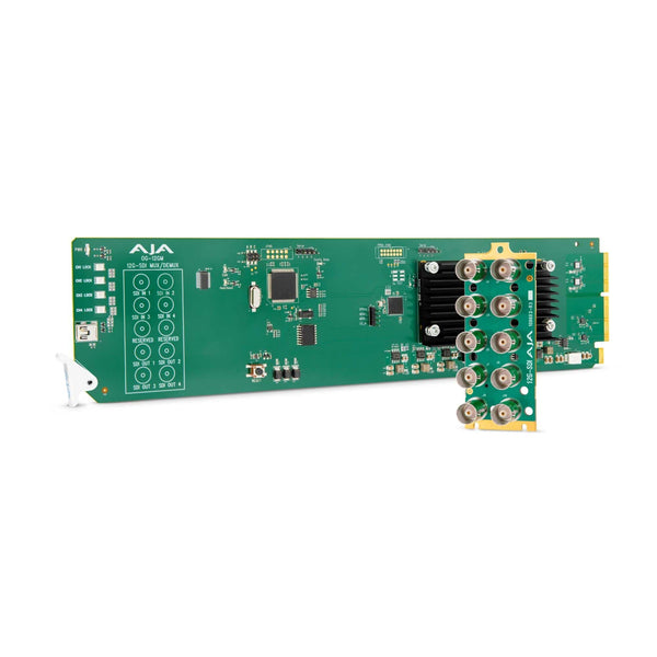 AJA OG-12GM 12G-SDI to/from SDI Muxer/Demuxer openGear Card Rear In/Out – image 2