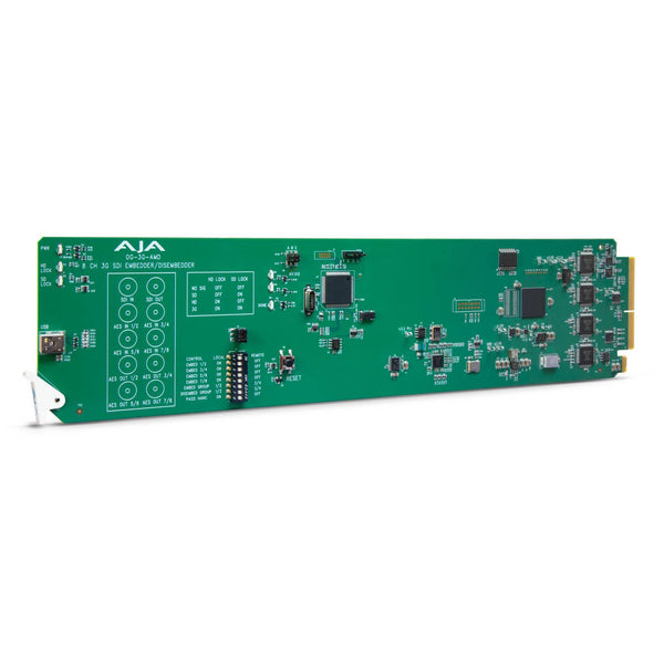 AJA OG-3G-AMDopenGear 3G-SDI 8-Channel 24-bit AES Embedder/Disembedder – image 3